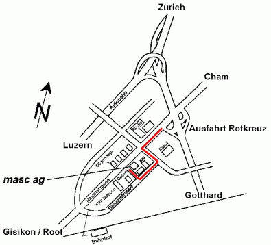 Lageplan Rotkreuz