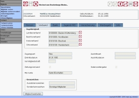 Mitgliederdaten zum Verband